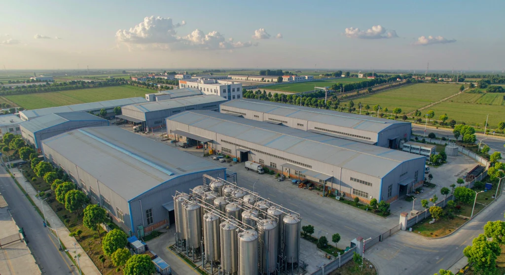 Aerial view of the Henong plant